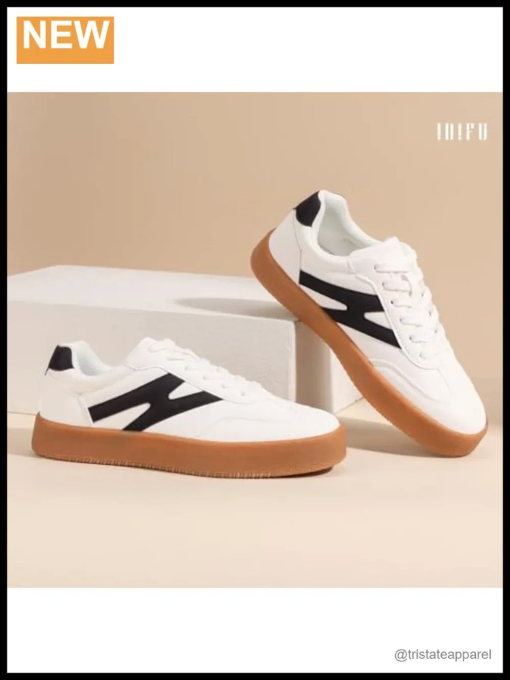 Fashion Sneakers Lace-up Platform Comfortable Cushioned Non Slip Lightweight
